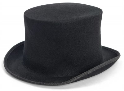 Hatte - Gårda Chiesa Top Hat Wool (sort)