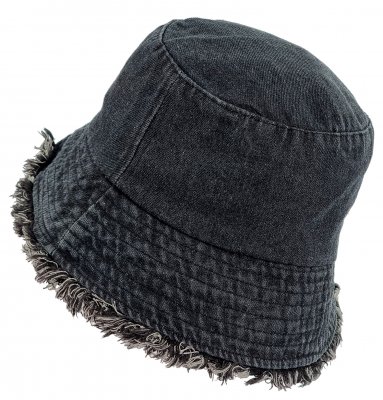 Hatte - Gårda Brooke Denim Bucket Hat (sort)