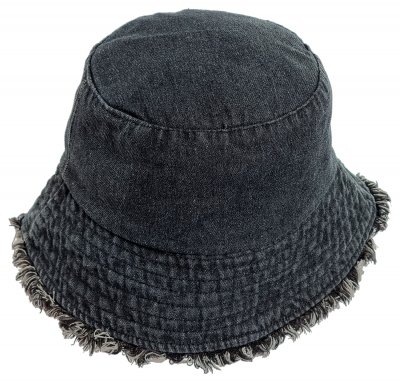 Hatte - Gårda Brooke Denim Bucket Hat (sort)