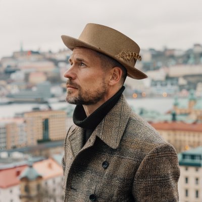 Hatte - Gårda Corby Pork Pie (lysebrun)