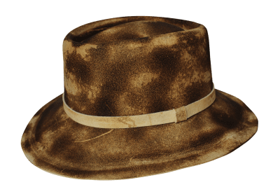 Hatte - Gårda Distressed Porkpie Hat (brun)