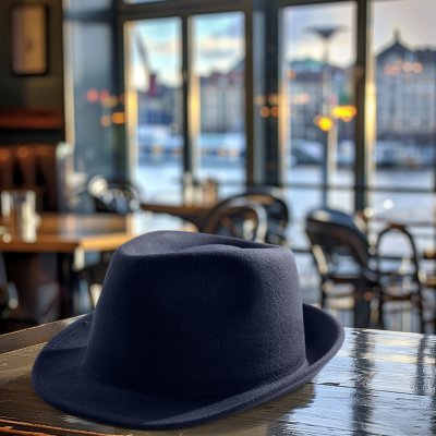 Hatte - Gårda Mackay Trilby (mørkeblå)