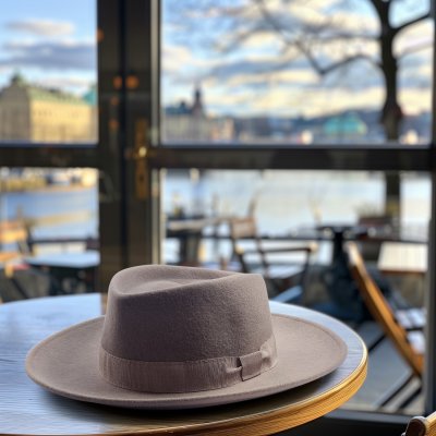 Hatte - Gårda Napoli Fedora Wool Hat (grå)