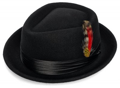 Hatte - Gårda Perth Pork Pie (sort)