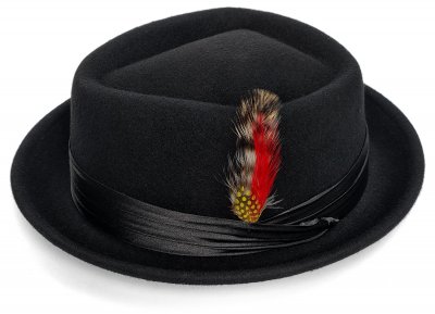 Hatte - Gårda Perth Pork Pie (sort)