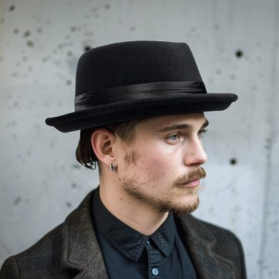 Hatte - Gårda Perth Pork Pie (sort)