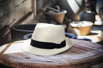 Hatte - Gårda Plasencia Trilby (hvid)