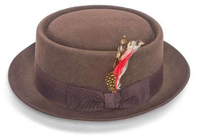 Hatte - Gårda Russel Pork Pie (brun)