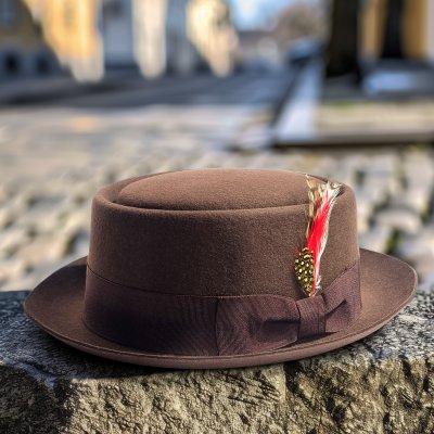 Hatte - Gårda Russel Pork Pie (brun)