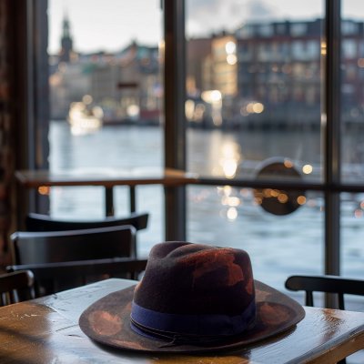 Hatte - Gårda Wick Fedora (sort)