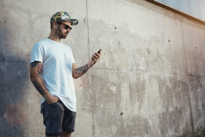 Kasket - Gårda Flowers Snapback (lyseblå)