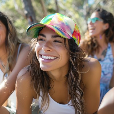 Kasket - Gårda Marble Baseball (hvid/multi)