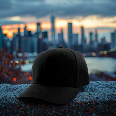 Kasket - Gårda Smith Basic Baseball (sort)