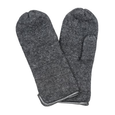 Handsker - HK Ladies Knitted mitten Felted Virgin Wool Unlined (grå)