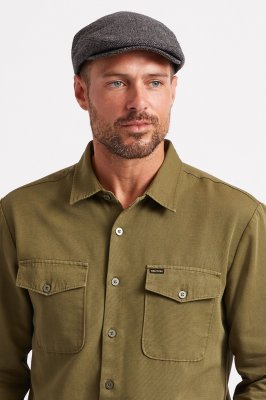 Sixpence / Flat cap - Brixton Hooligan (grå-sort)