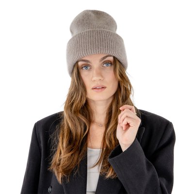 Huer - Gårda Angora Beanie (greige)