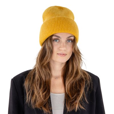 Huer - Gårda Angora Beanie (gul)