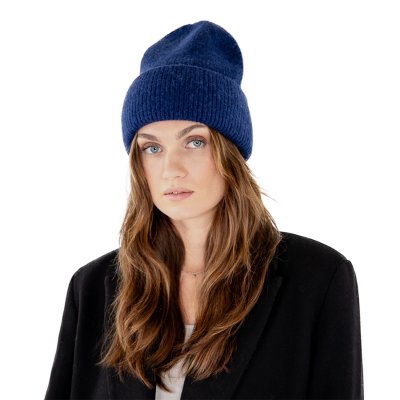 Huer - Gårda Angora Beanie (marineblå)