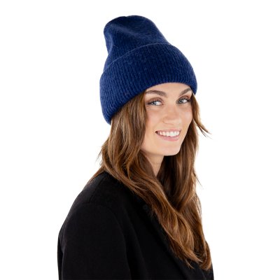 Huer - Gårda Angora Beanie (marineblå)