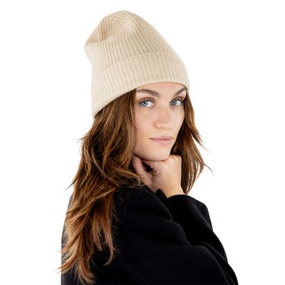 Huer - Gårda Cashmere Beanie (fløde)