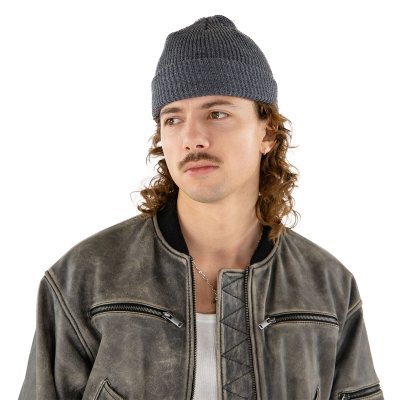 Beanies - Gårda Loxley Knitted Docker Beanie (mørkegrå)