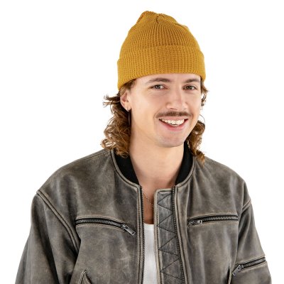 Beanies - Gårda Loxley Knitted Docker Beanie (sennep)