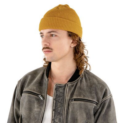 Beanies - Gårda Loxley Knitted Docker Beanie (sennep)