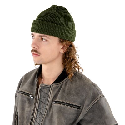 Beanies - Gårda Loxley Knitted Docker Beanie (grøn)