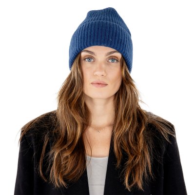 Huer - Gårda Selfoss Wool Beanie (blå)