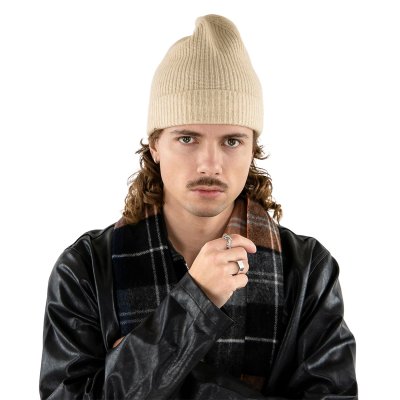 Huer - Gårda Cashmere Beanie (fløde)