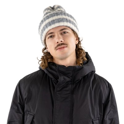 Beanies - Gårda Isfjord Slouch Beanie (grå/hvid)