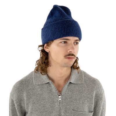 Huer - Gårda Angora Beanie (marineblå)