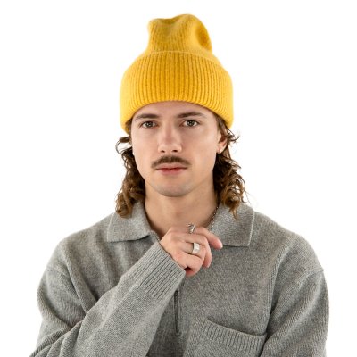Huer - Gårda Angora Beanie (gul)