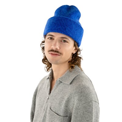 Huer - Gårda Angora Beanie (blå)