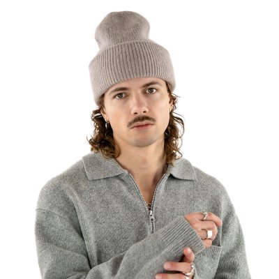 Huer - Gårda Angora Beanie (greige)