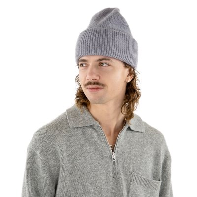 Huer - Gårda Angora Beanie (lysegrå)