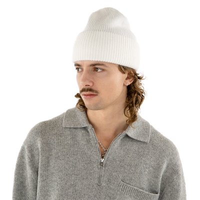 Huer - Gårda Angora Beanie (hvid)