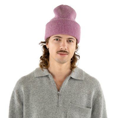 Huer - Gårda Angora Beanie (lilla)