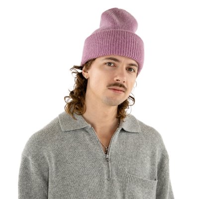Huer - Gårda Angora Beanie (lilla)