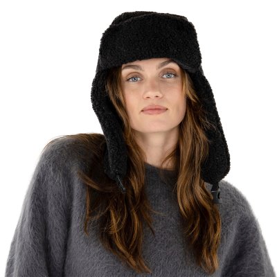 Pelshue - Gårda Angora Trapper Hat (sort)