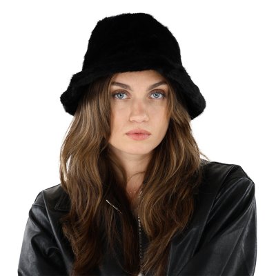 Pelshue - Gårda Valea Faux Fur Hat (sort)