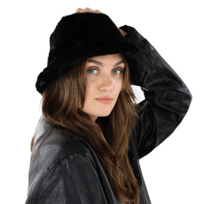 Pelshue - Gårda Valea Faux Fur Hat (sort)