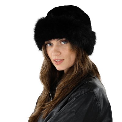 Pelshue - Gårda Deva Faux Fur Hat (sort)
