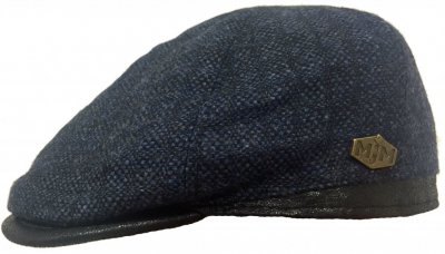 Sixpence / Flat cap - MJM Gatsby Wool/Cashmere (blå)
