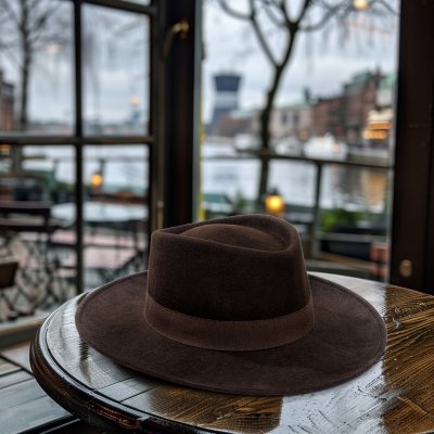 Hatte - Gårda Napoli Fedora Wool Hat (brun)
