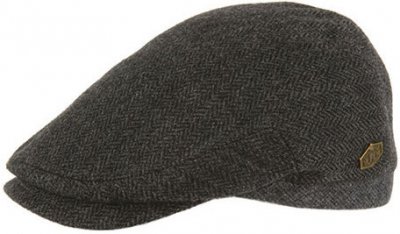 Sixpence / Flat cap - MJM Jordan Eco Merino Wool (antracit)