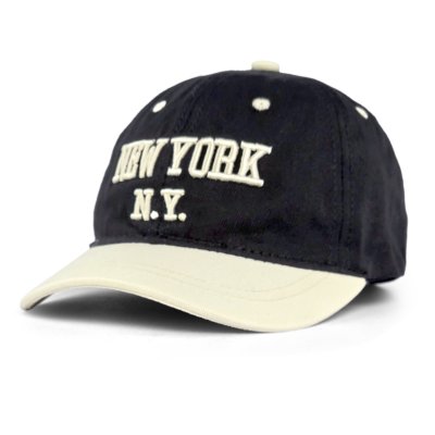 Cap Barn - Gårda New York Baseball Cap (sort/creme)