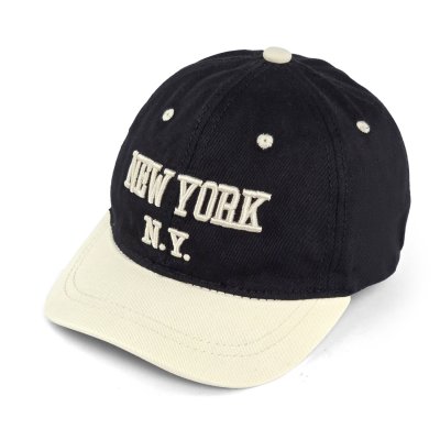 Cap Barn - Gårda New York Baseball Cap (sort/creme)