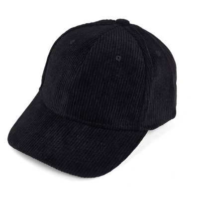 Cap Barn - Gårda Tenby Corduroy Cap (sort)