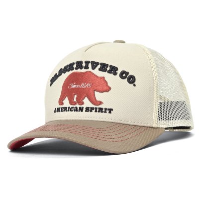 Kasket - Black River Bear Trucker (creme/beige)